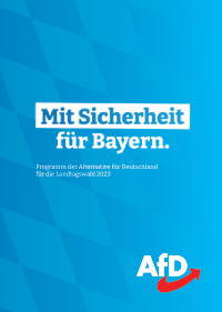 AfD Bayern Wahlprogramm 2023