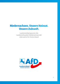 AfD Niedersachsen Wahlprogramm 2022