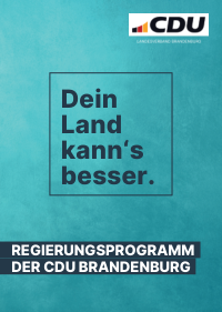 CDU Brandenburg Wahlprogramm 2024