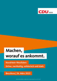 CDU NRW Wahlprogramm 2022