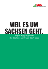 CDU Sachsen Wahlprogramm 2024