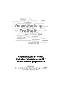 FDP Grundsatzprogramm 2012