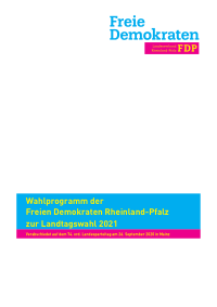 FDP Rheinland-Pfalz Wahlprogramm 2021