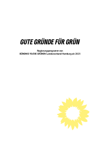 Grüne Hamburg Regierungsprogramm 2025
