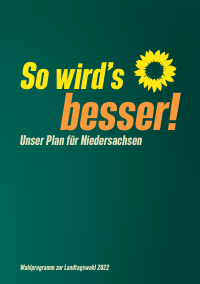 Grüne Niedersachsen Wahlprogramm 2022