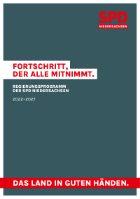 SPD Niedersachsen Regierungsprogramm 2022